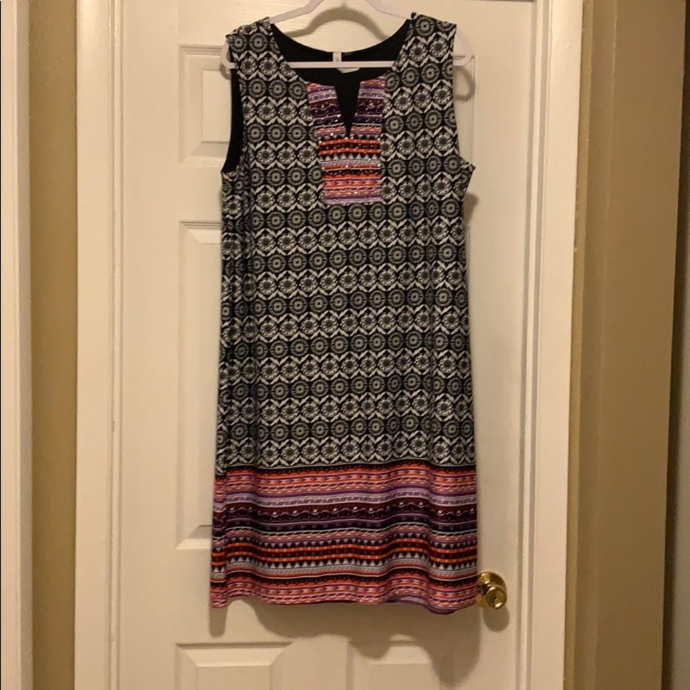 NY Collection sleeveless dress from Macy’s
